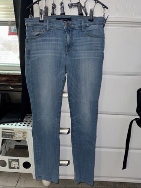 J Brand Straight Leg Midwash Blue Jeans